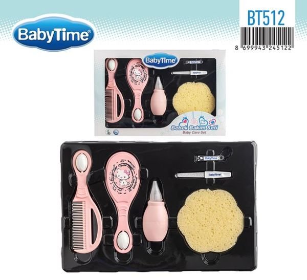 BabyTime Bebek Bakım Seti - Pembe