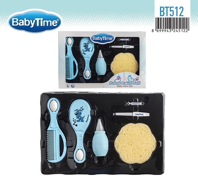 BabyTime Bebek Bakım Seti - Mavi