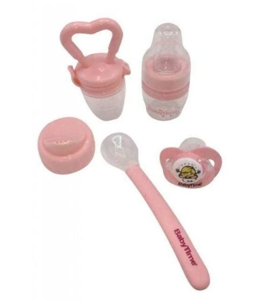 BabyTime Bebek Beslenme Seti - Pembe