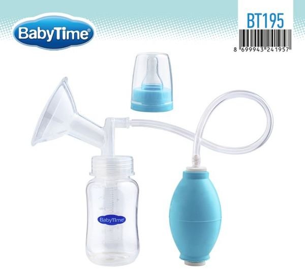 BabyTime Pratik Göğüs Pompası (PEMBE)