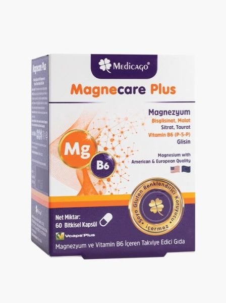 MedicaGo Magnecare Plus (60 Bitkisel Kapsül)