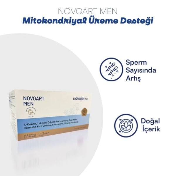 NovoArt Men Mitokondriyal Üreme Desteği
