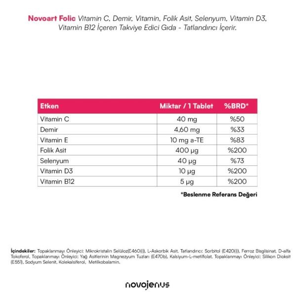 NovoArt Folic (30 Tablet)