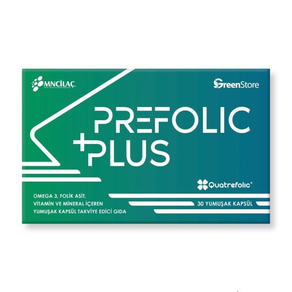 PreFolic Plus + (30 Yumuşak Kapsül)