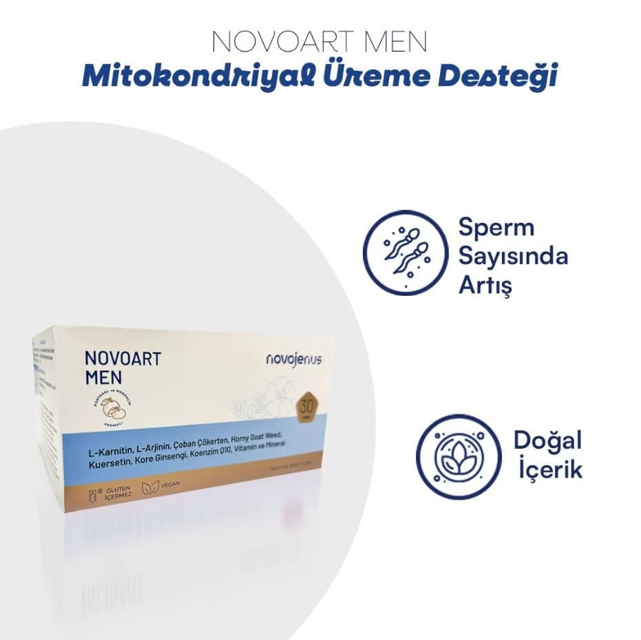 NovoArt Men Mitokondriyal Üreme Desteği