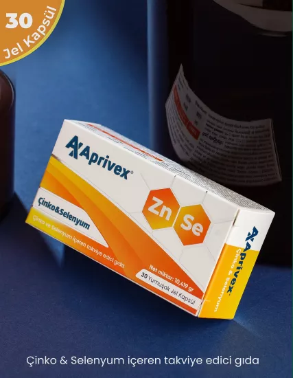 Aprivex Çinko-Selenyum 30 Yumuşak Kapsül